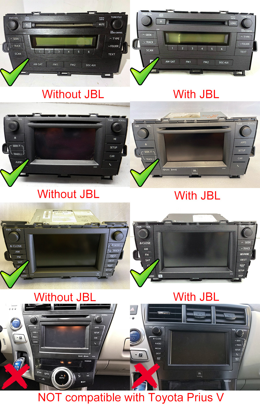 Toyota Prius 2009 2013 Bluetooth Autoradio Gps Aftermarket Android Head